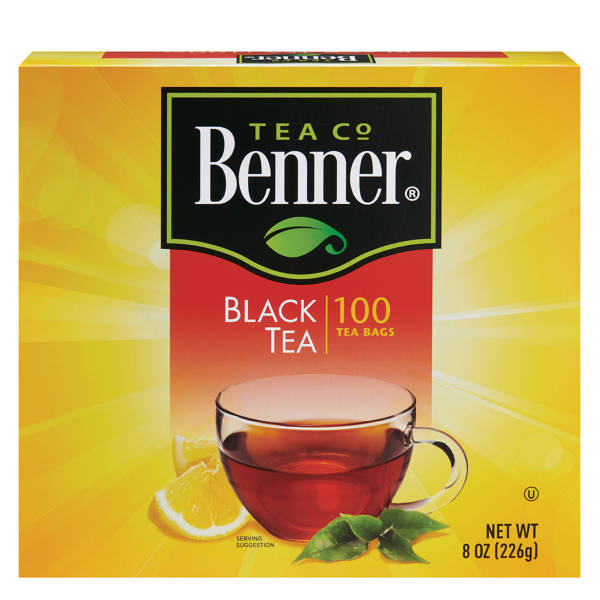 Benner Black Tea Bags, 100 Count | ByBies Premium Choice