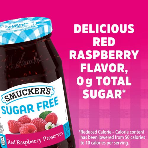 Sugar Free Raspberry Preserves Smuckers Sugar Free Red Raspberry Preserves, 12.75 | ByBies Premium Choice